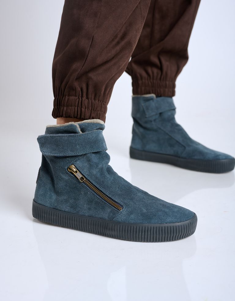 נעלי נשים - Aro - מגפונים עם סקוטש NOELLE - כחול2