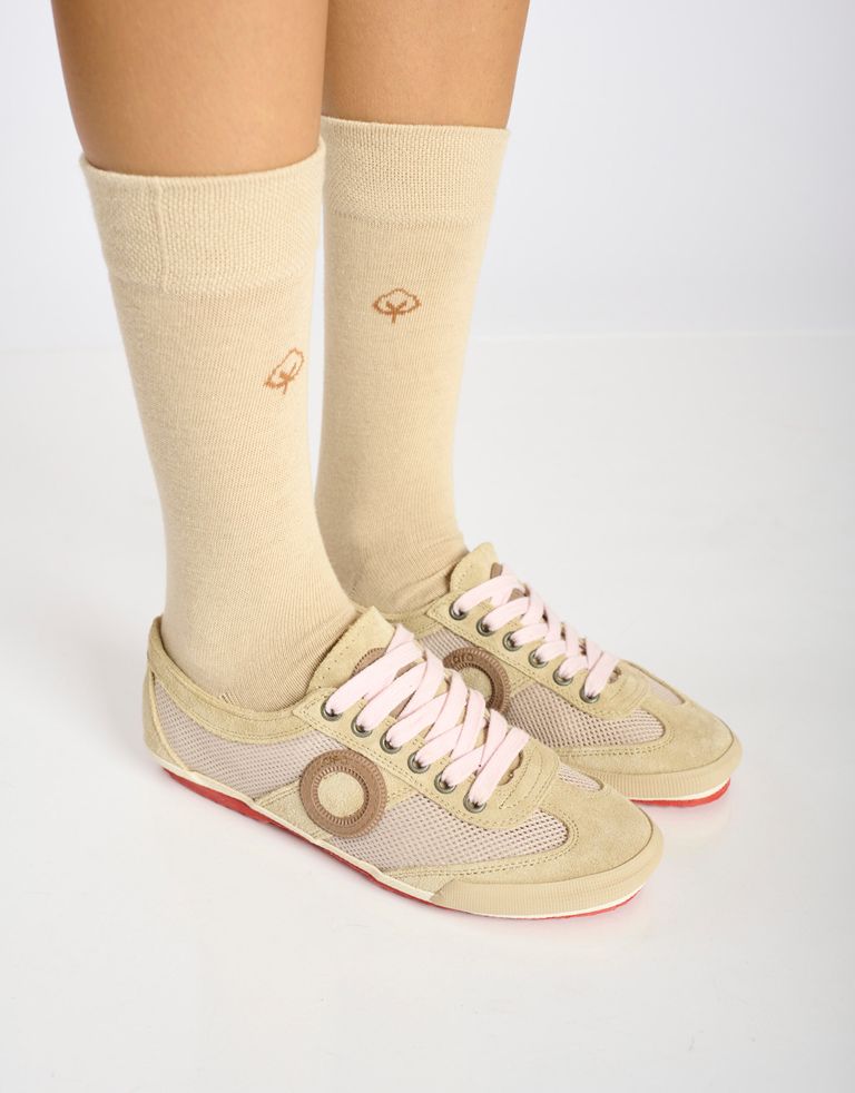 נעלי גברים - Aro - סניקרס JOANETA - בז'   ורוד4