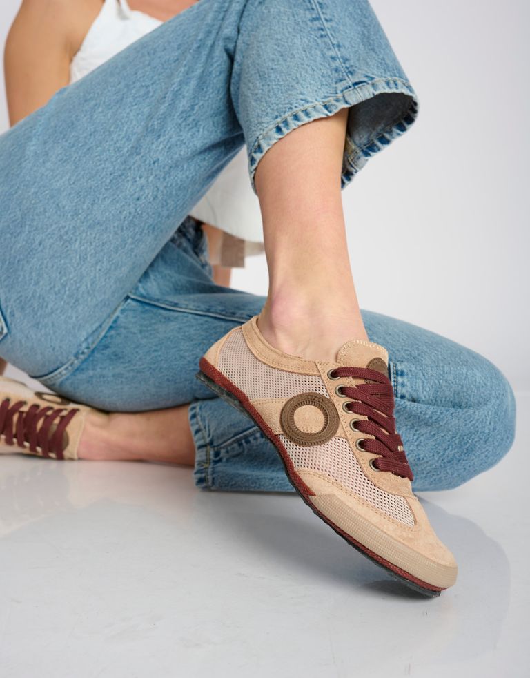 נעלי גברים - Aro - סניקרס JOANETA - בז'   חום1