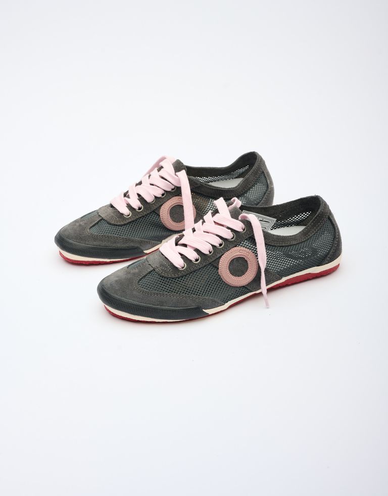 נעלי גברים - Aro - סניקרס JOANETA - אפור   ורוד4