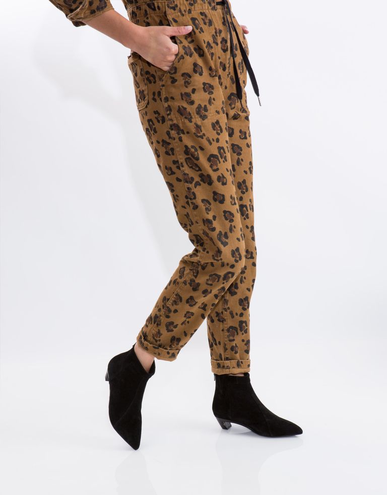 נעלי נשים - Jeffrey Campbell - מגפוני זמש MISTRESS - שחור3