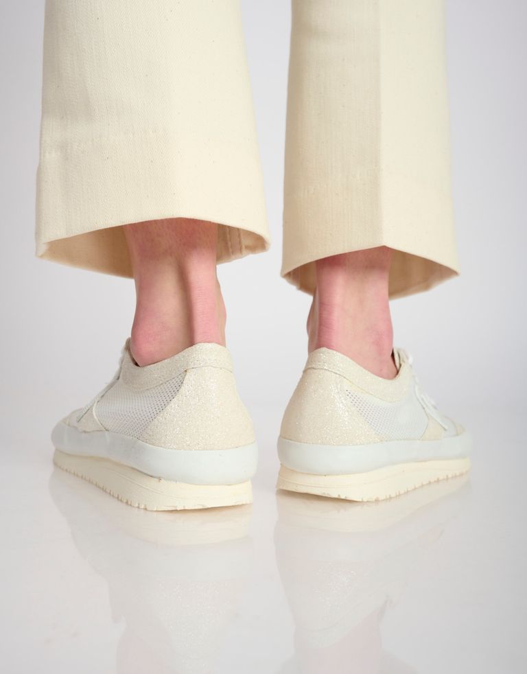 נעלי גברים - Aro - סניקרס JOANETA PLUS GLITT - לבן4