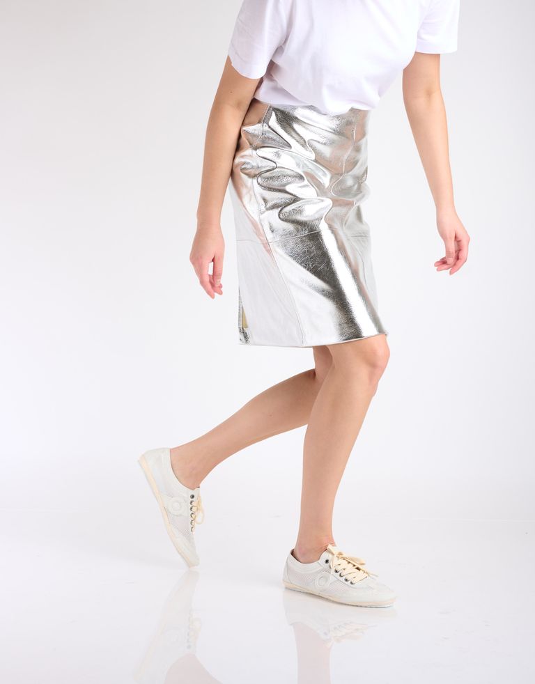 נעלי גברים - Aro - סניקרס JOANETA GLITTER - לבן2