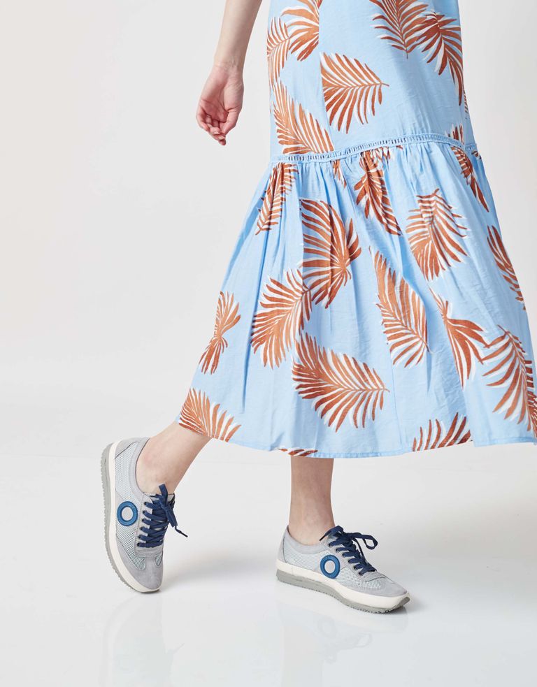 נעלי גברים - Aro - סניקרס JOANETA PLUS - אפור   כחול2