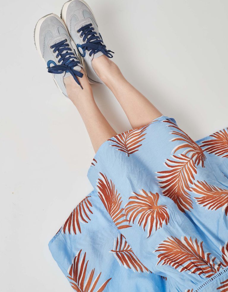 נעלי גברים - Aro - סניקרס JOANETA PLUS - אפור   כחול4