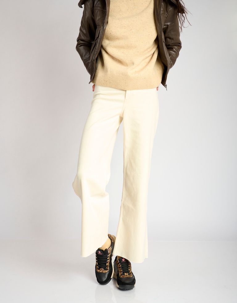 נעלי נשים - Satorisan - סניקרס עור CHACRONA - שחור מנומר2