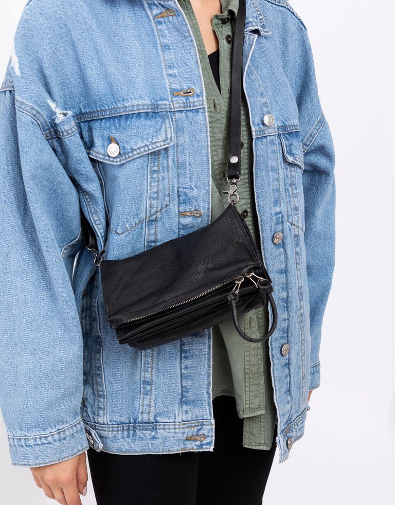 נעלי נשים - A.S. 98 - תיק אקורדיאון קטן - שחור1