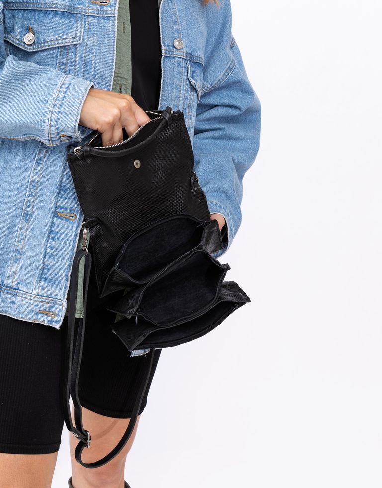 נעלי נשים - A.S. 98 - תיק אקורדיאון קטן - שחור4