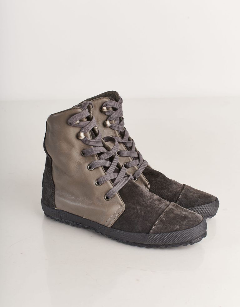 נעלי נשים - Aro - מגפונים עם שרוכים GUS - אפור4