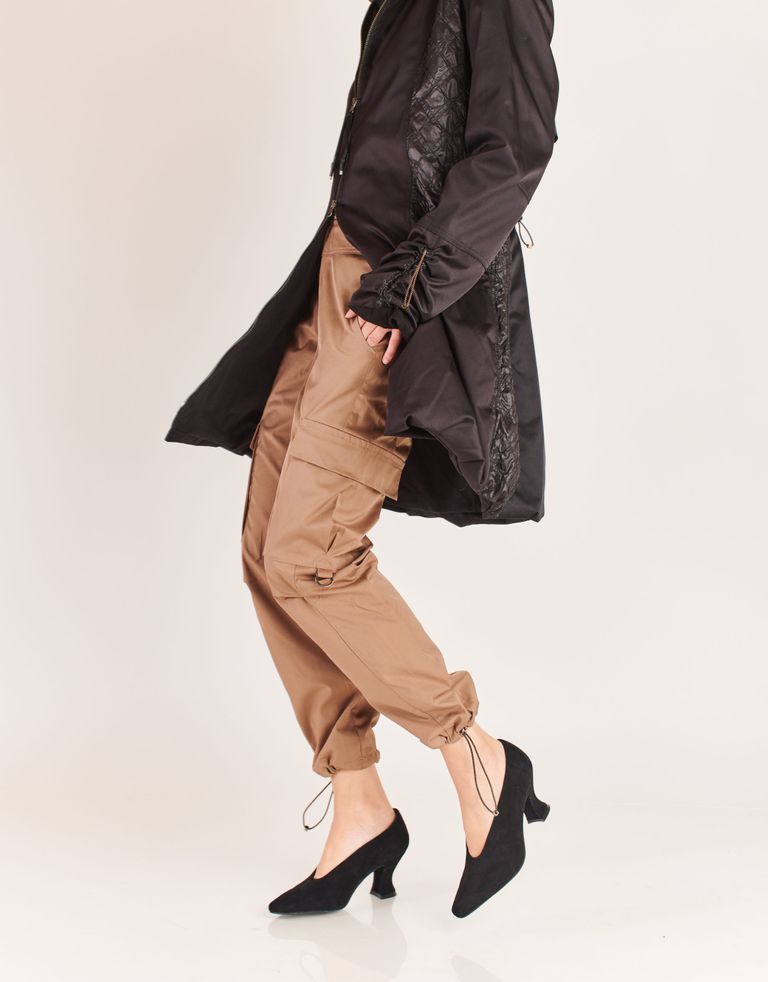 נעלי נשים - Jeffrey Campbell - נעלי סירה מזמש HINTS - שחור1