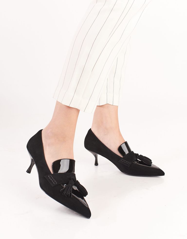 נעלי נשים - Jeffrey Campbell - נעלי סירה LITERAL - שחור1