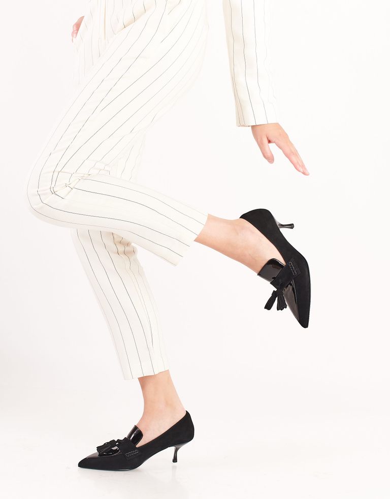 נעלי נשים - Jeffrey Campbell - נעלי סירה LITERAL - שחור3