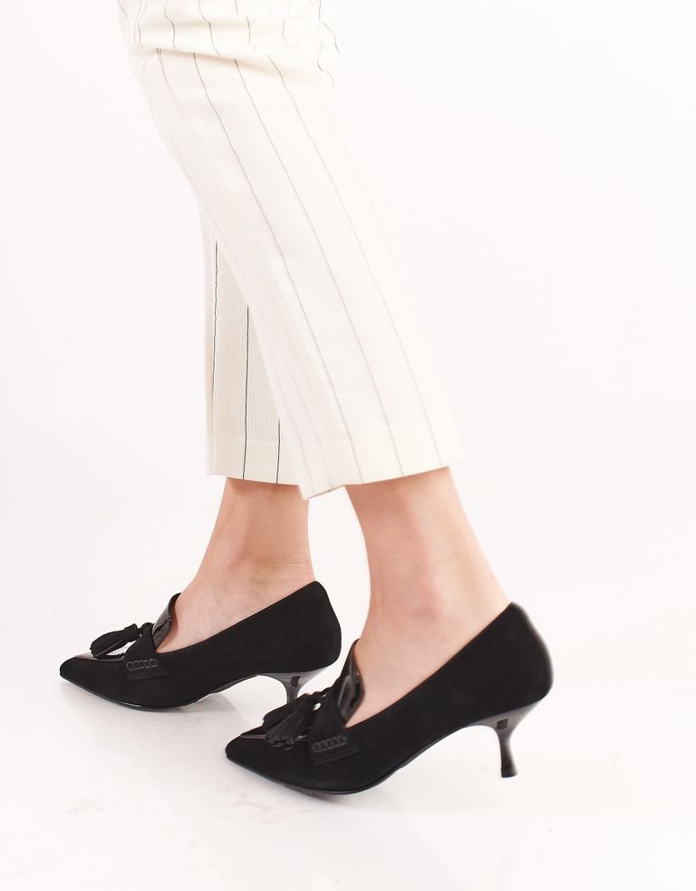 נעלי נשים - Jeffrey Campbell - נעלי סירה LITERAL - שחור4