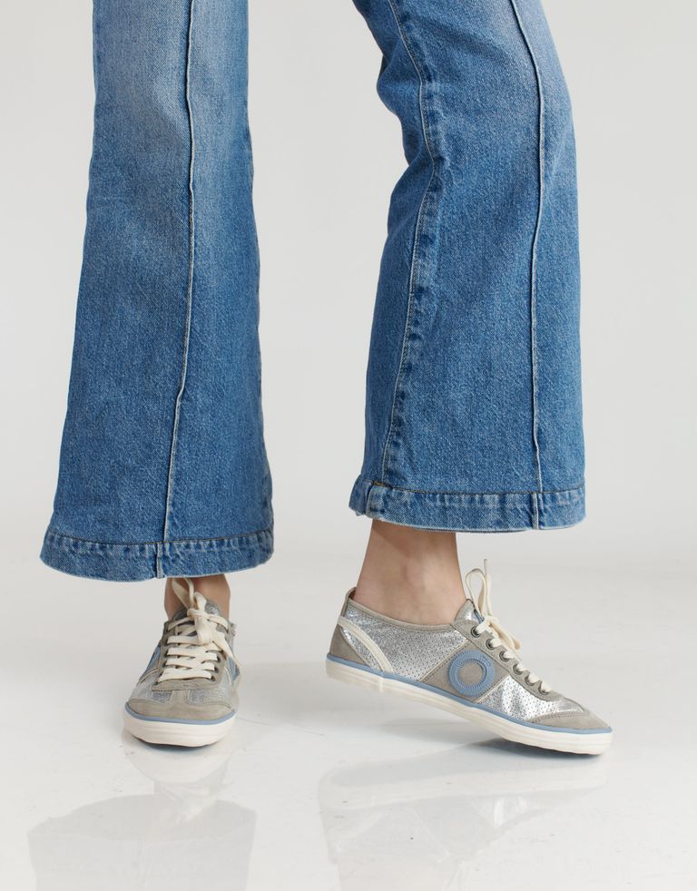 נעלי גברים - Aro - סניקרס PICADA מטאלי - כסף3