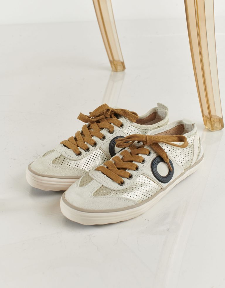 נעלי נשים - Aro - סניקרס PICADA מטאלי - פלטינה3