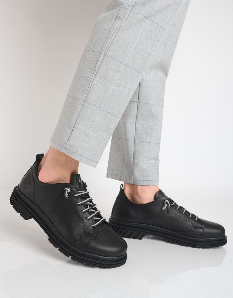 נעלי גברים - Art - נעלי עור BIRMINGHAM - שחור3