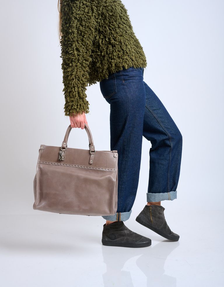 נעלי נשים - A.S. 98 - תיק יד גדול ADELE - אפור2