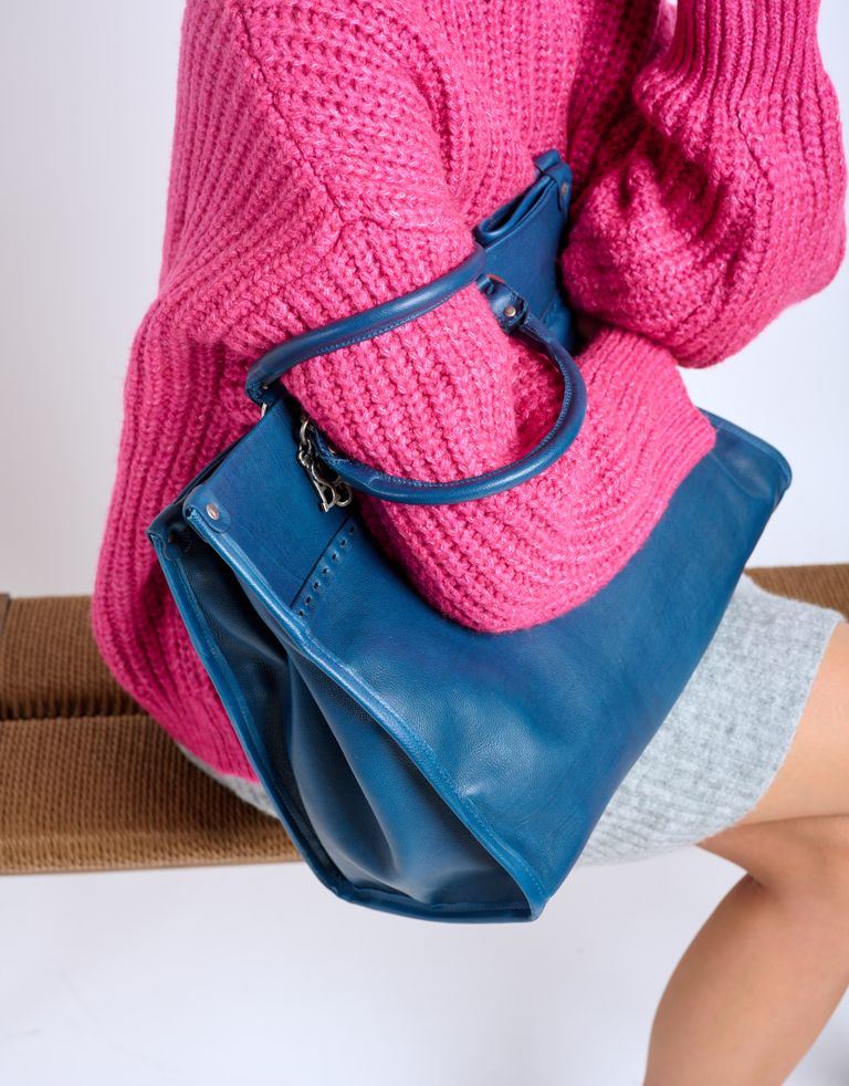 נעלי נשים - A.S. 98 - תיק יד גדול ADELE - כחול4