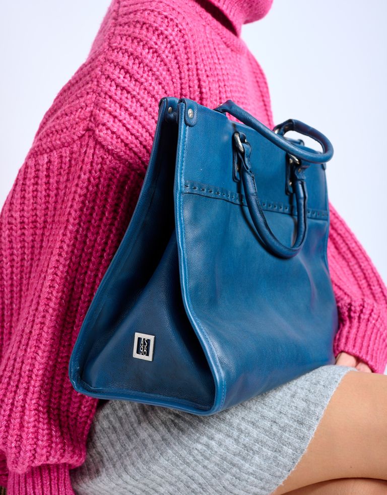 נעלי נשים - A.S. 98 - תיק יד גדול ADELE - כחול1