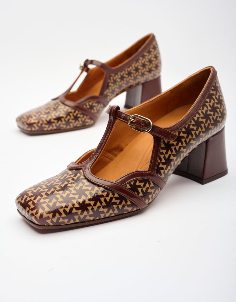 נעלי נשים - Chie Mihara - נעלי עקב VYDA - ניוד   חום2