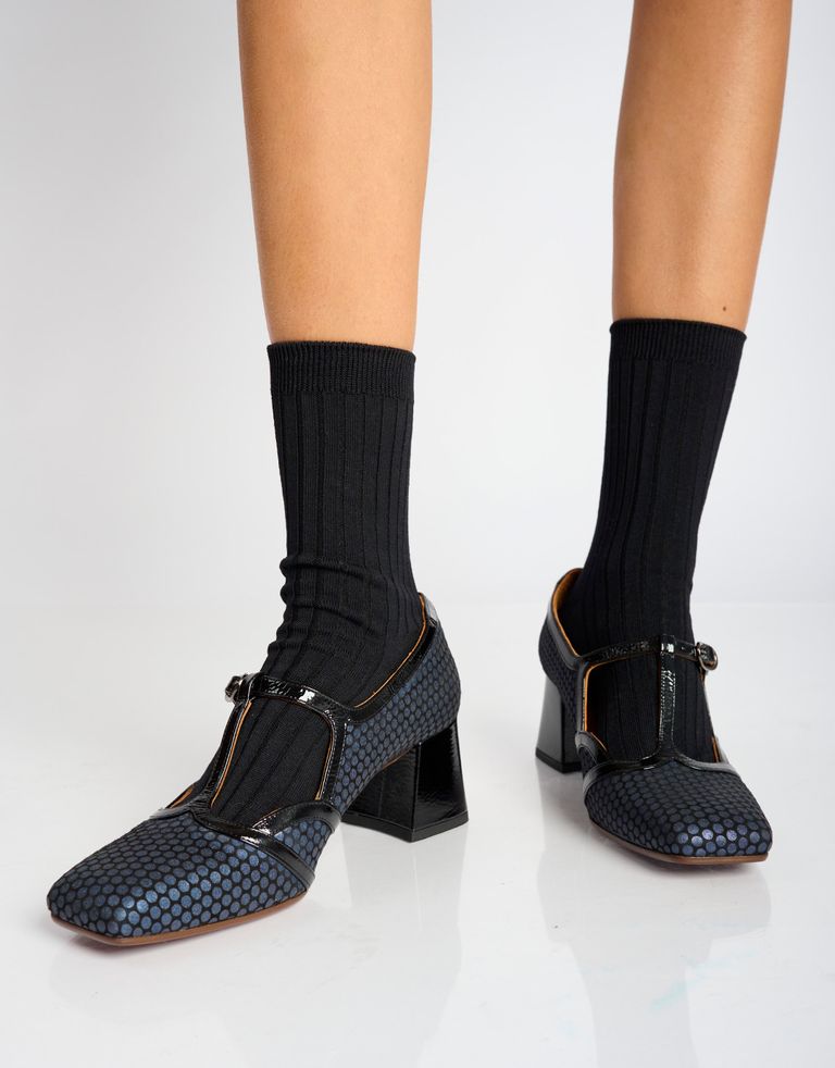 נעלי נשים - Chie Mihara - נעלי עקב VYDA - כחול   שחור3