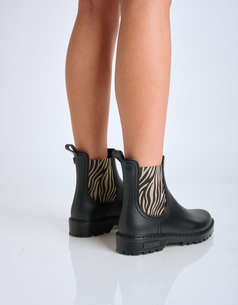 נעלי נשים - Verbenas - מגפוני גומי GAUDI - זברה2