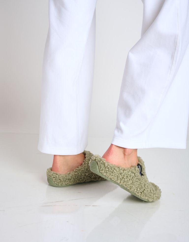 נעלי נשים - Verbenas - נעלי בית YORK CURLY - זית3