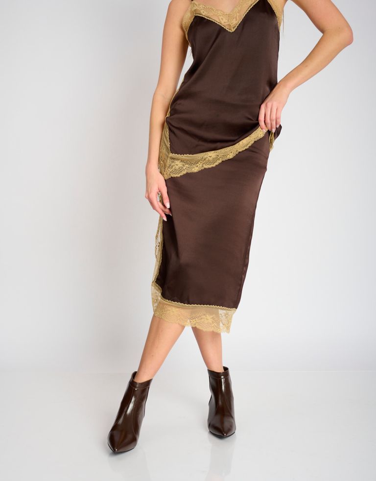 נעלי נשים - Jeffrey Campbell - מגפוני עור MISTRESS - חום כהה2