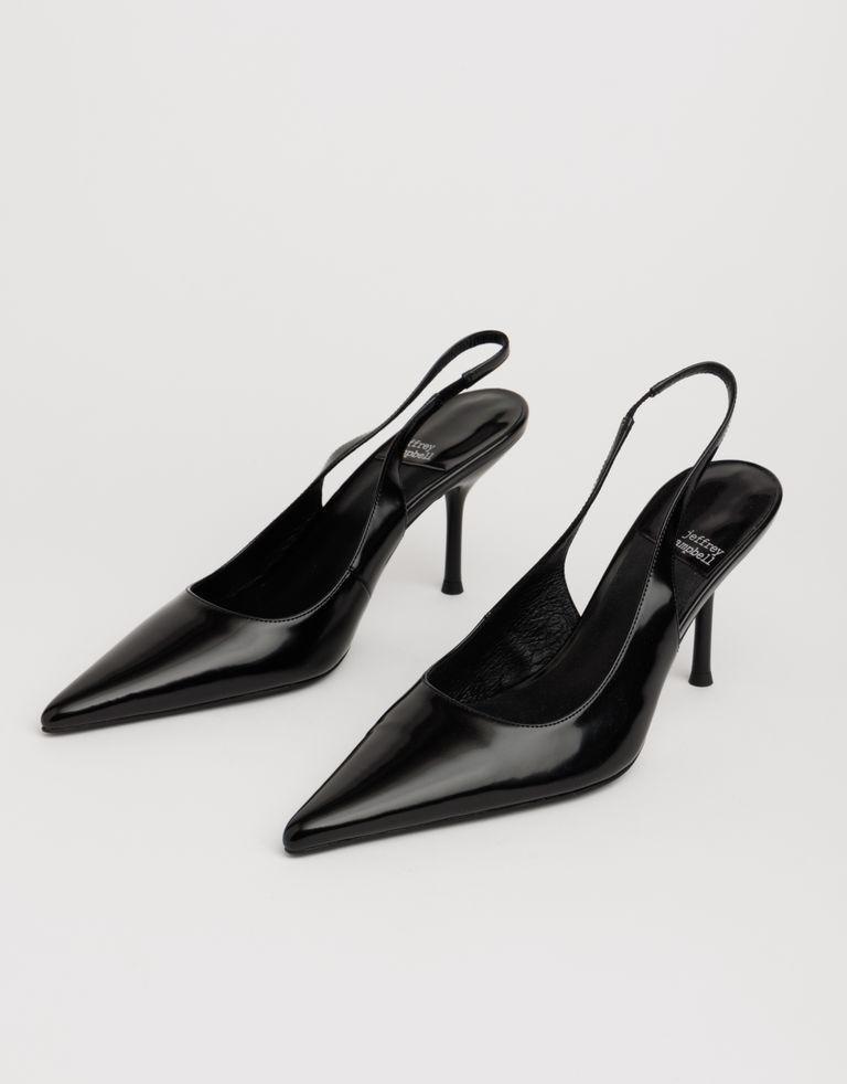 נעלי נשים - Jeffrey Campbell - נעלי סירה עם עקב LOFFICEL - שחור1