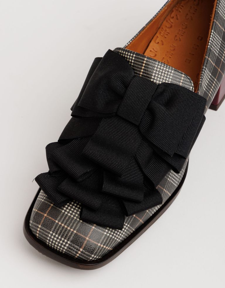 נעלי נשים - Chie Mihara - נעלי מוקסין ZAPAME - שחור אדום3