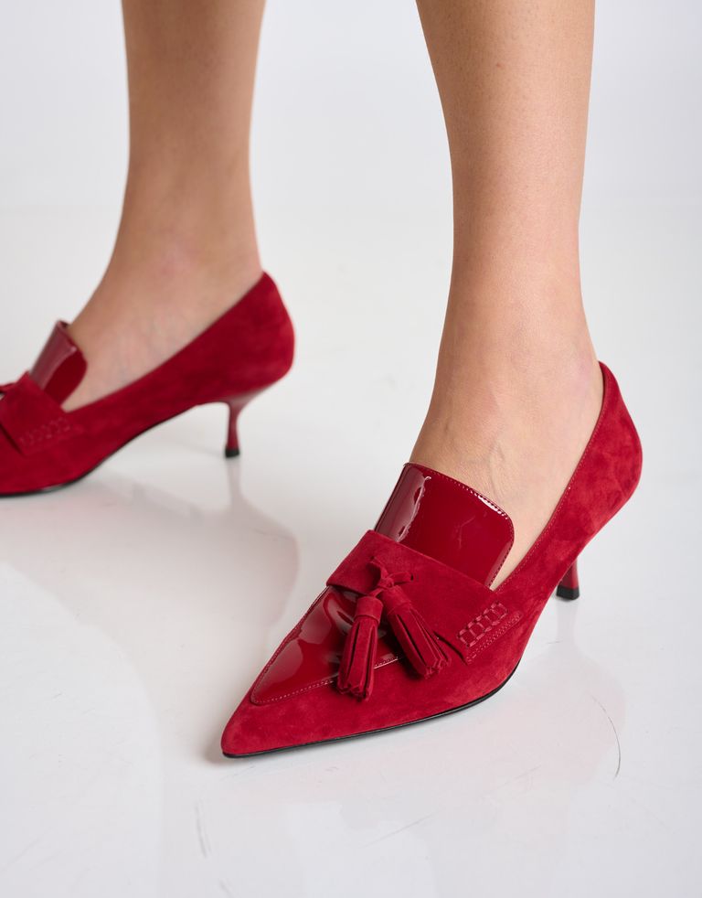 נעלי נשים - Jeffrey Campbell - נעלי סירה LITERAL - אדום3