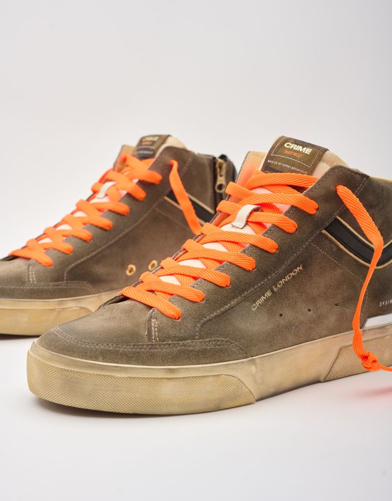 נעלי גברים - Crime London - סניקרס גבוהות JONAS - חום בהיר4
