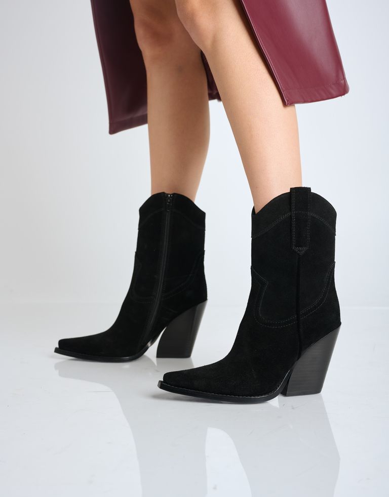 נעלי נשים - Jeffrey Campbell - מגפי בוקרים MI AMIGO - שחור3