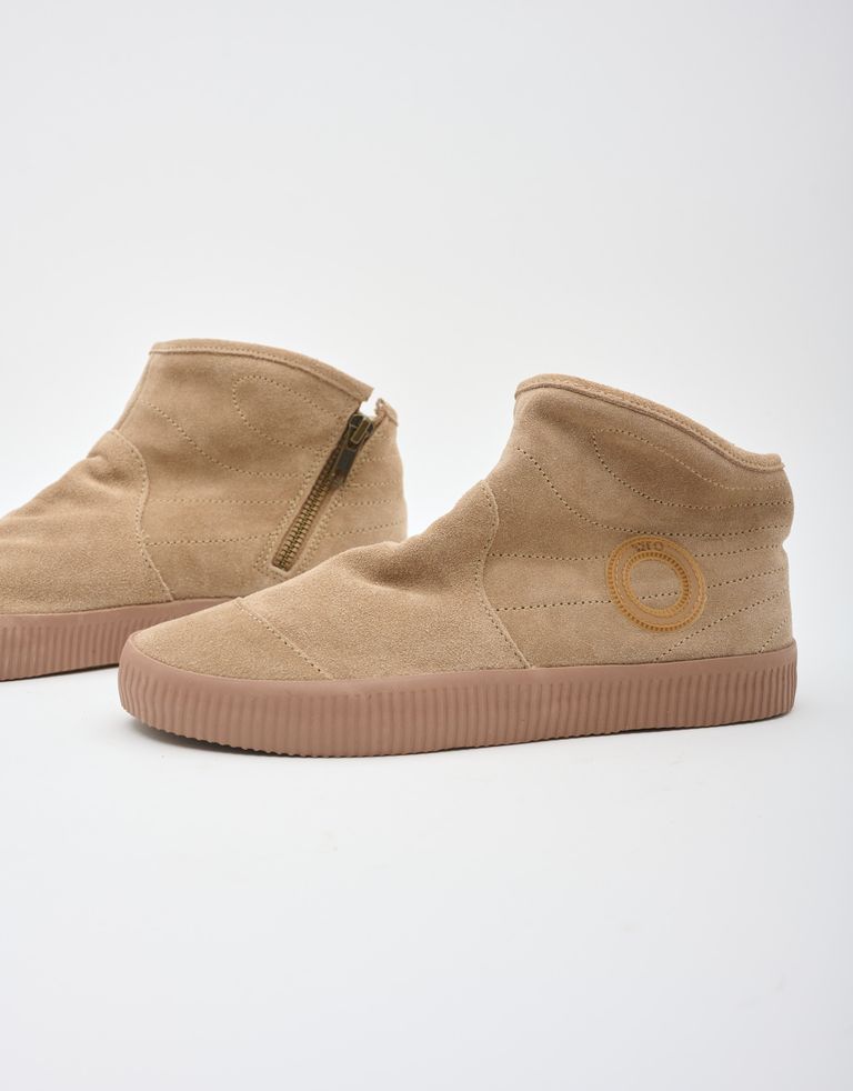 נעלי נשים - Aro - מגפוני זמש  NOELLE - חום בהיר1