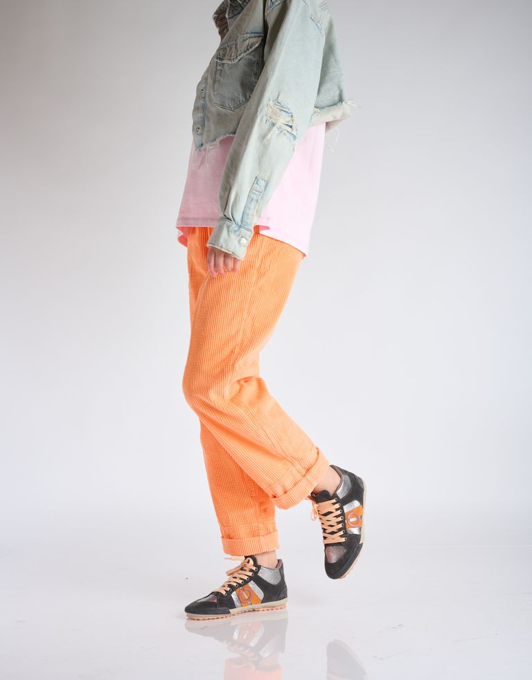 נעלי נשים - Aro - סניקרס גבוהות מטאליות IDO - כסף2