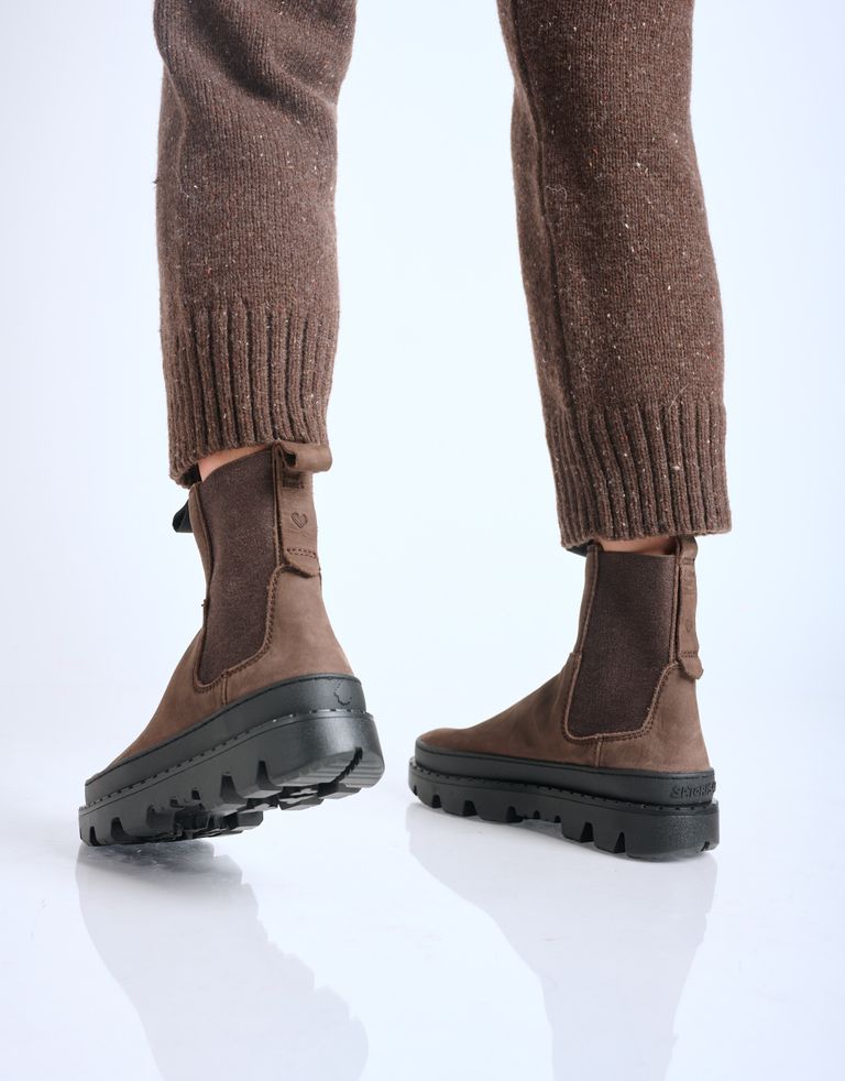 נעלי נשים - Satorisan - מגפונים UNALOME ELASTIC - חום כהה4