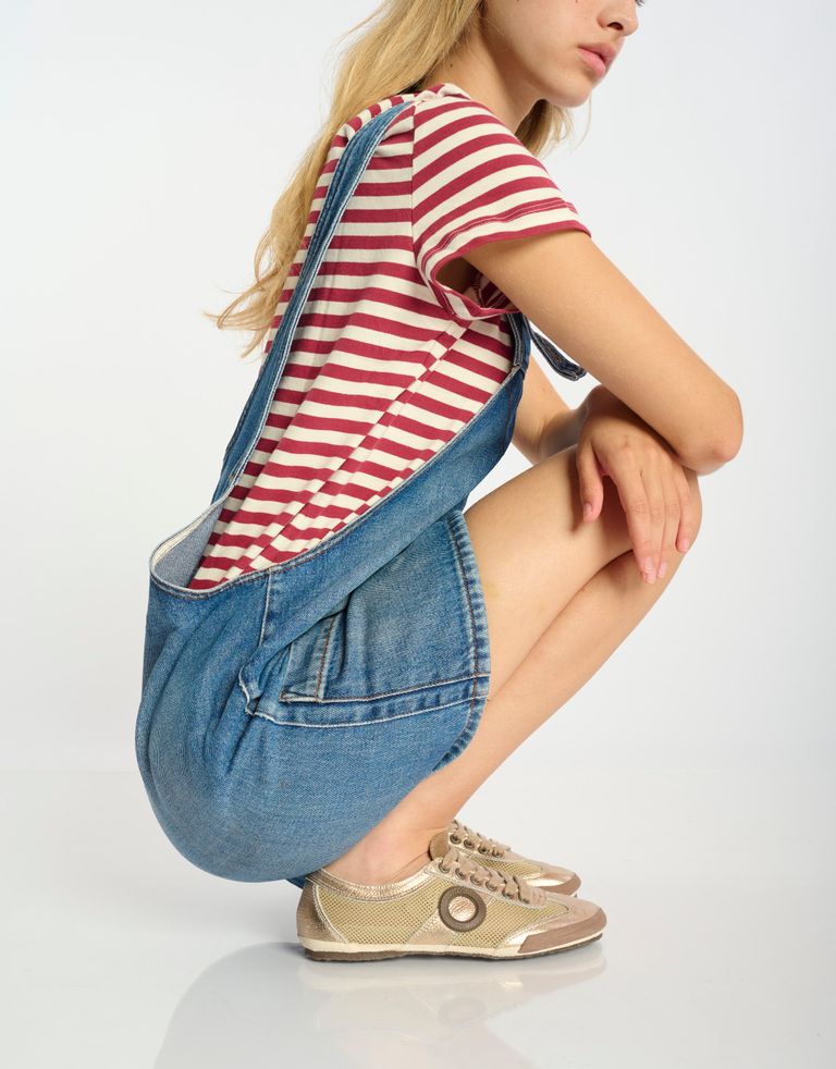 נעלי גברים - Aro - סניקרס מטאליות JOANETA - ברונזה1