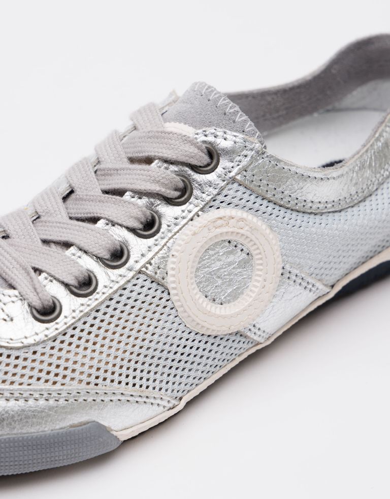 נעלי גברים - Aro - סניקרס מטאליות JOANETA - כסף1