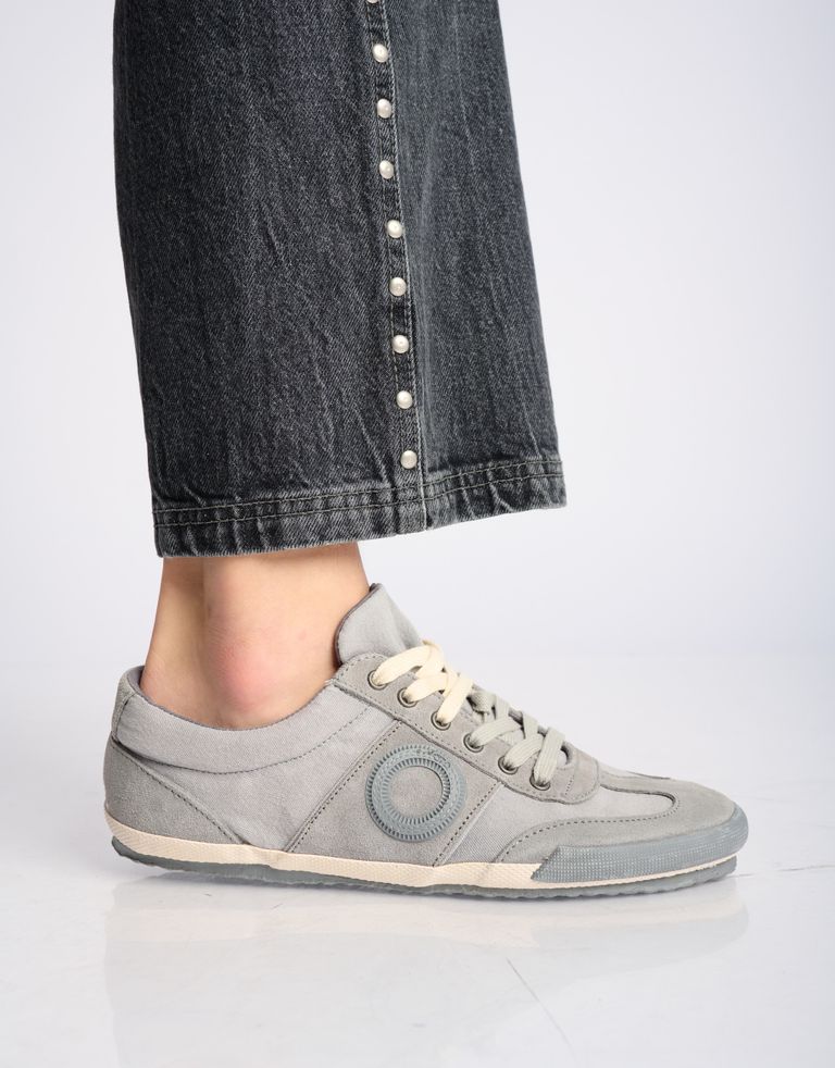 נעלי גברים - Aro - סניקס בד MAY - אפור4