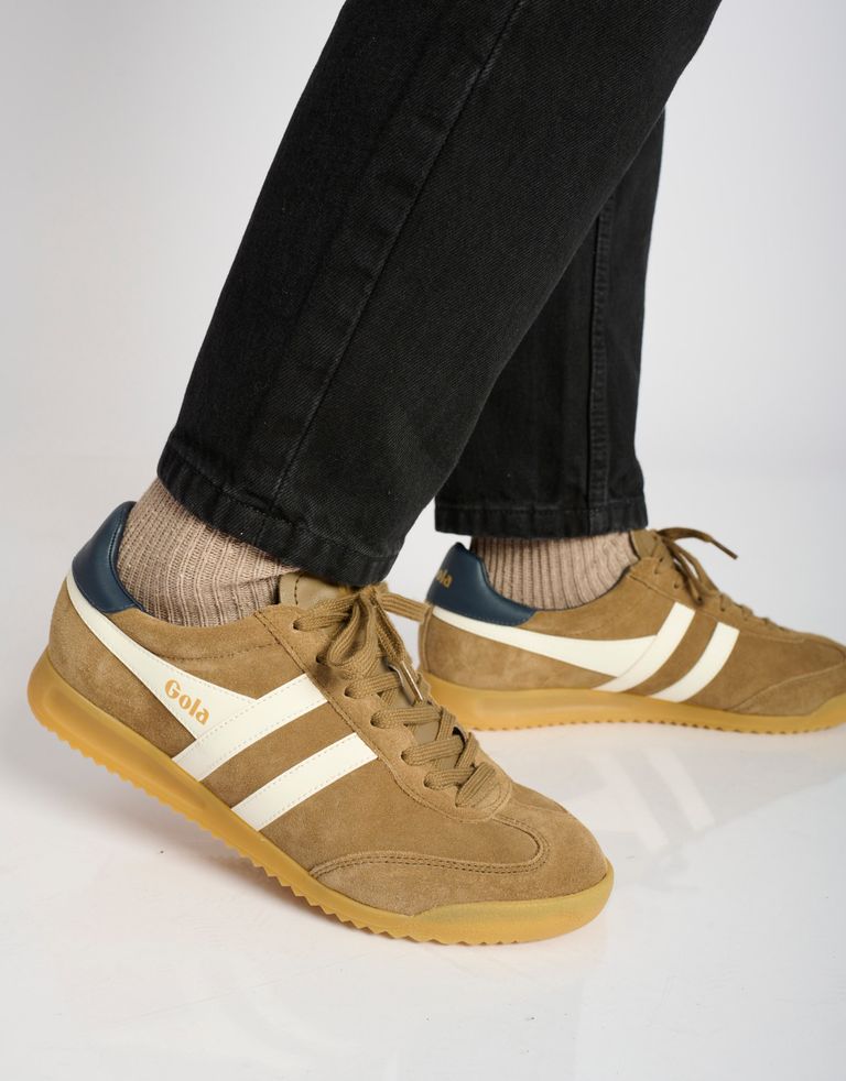 נעלי גברים - Gola - סניקרס זמש TORPEDO - חום בהיר3