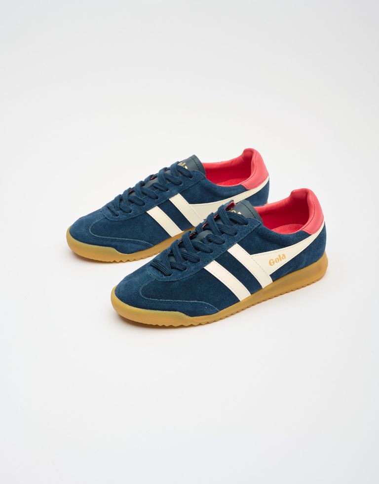 נעלי נשים - Gola - סניקרס זמש TORPEDO - כחול כהה2