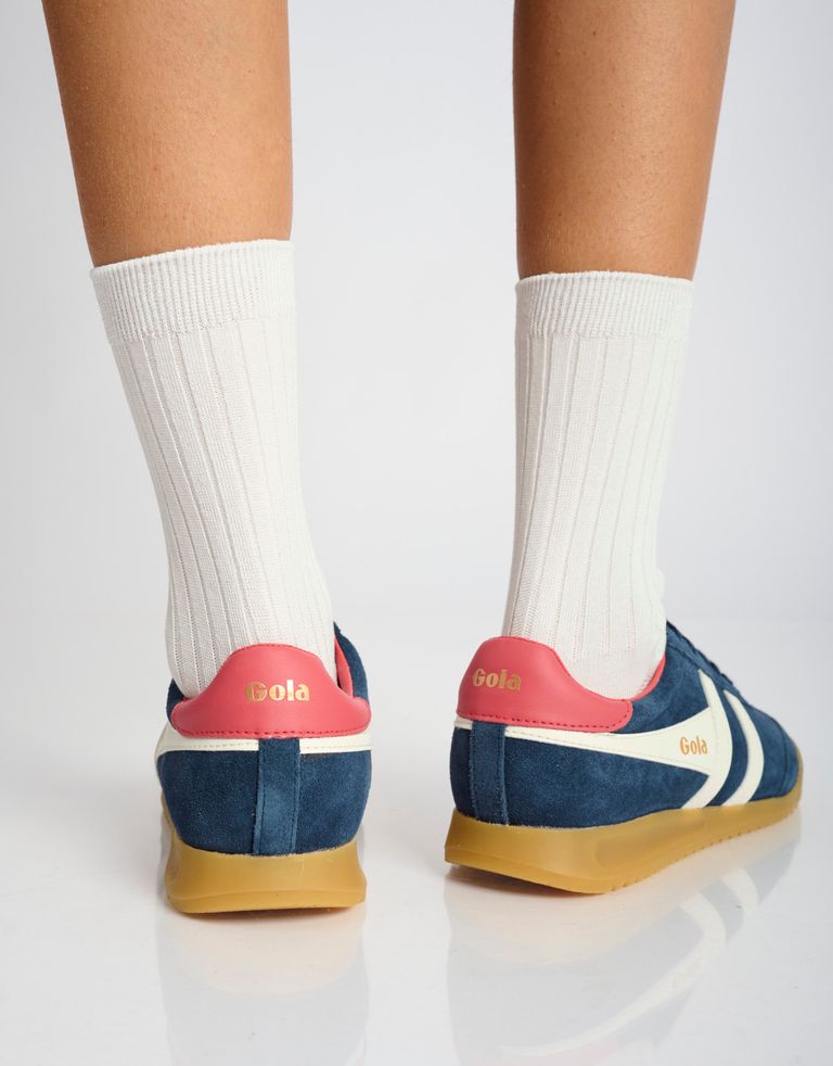 נעלי נשים - Gola - סניקרס זמש TORPEDO - כחול כהה1