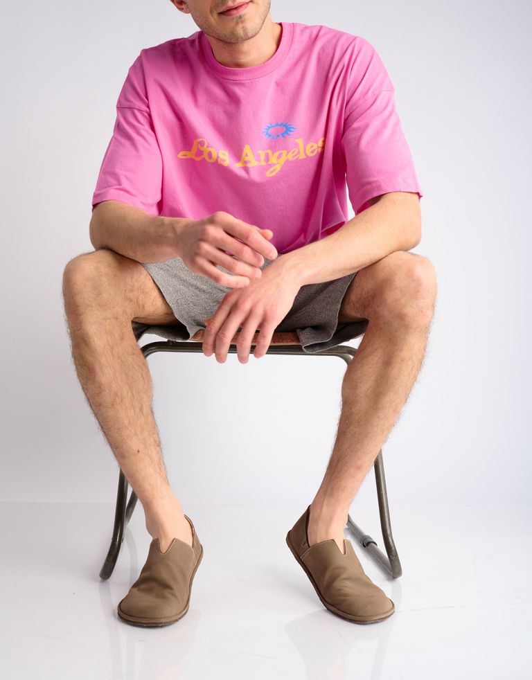 נעלי גברים - El Naturalista - נעלי מוקסין ברפוט BARE - אפור חום2