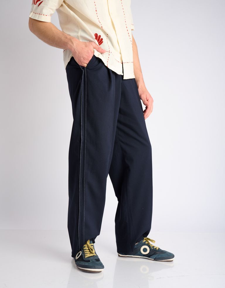 נעלי גברים - Aro - סניקרס JOANETA BAREFOOT - כחול כהה1