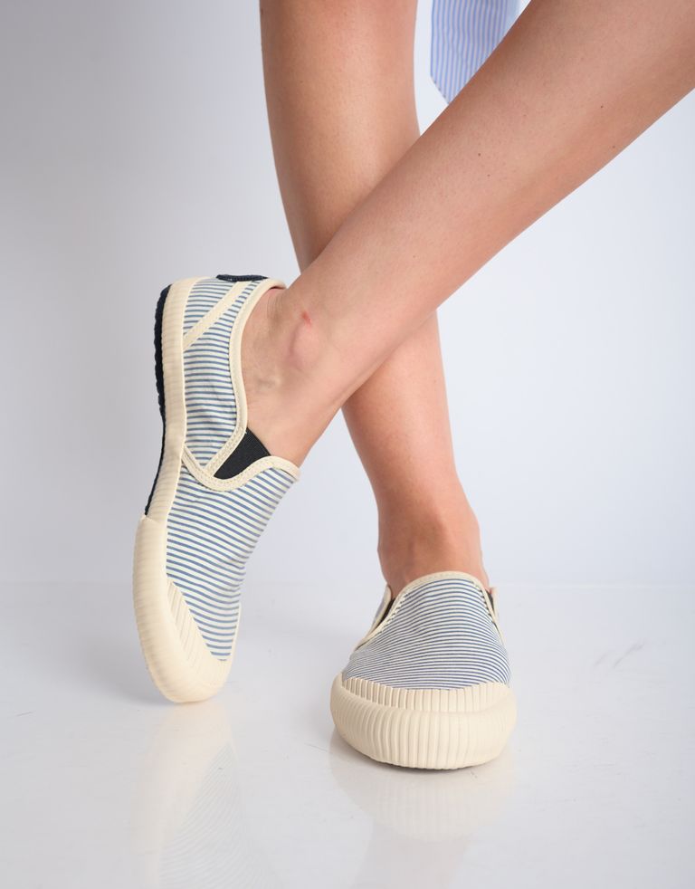 נעלי גברים - Aro - סליפ און  טבעוני  CHARLIE - פסים3