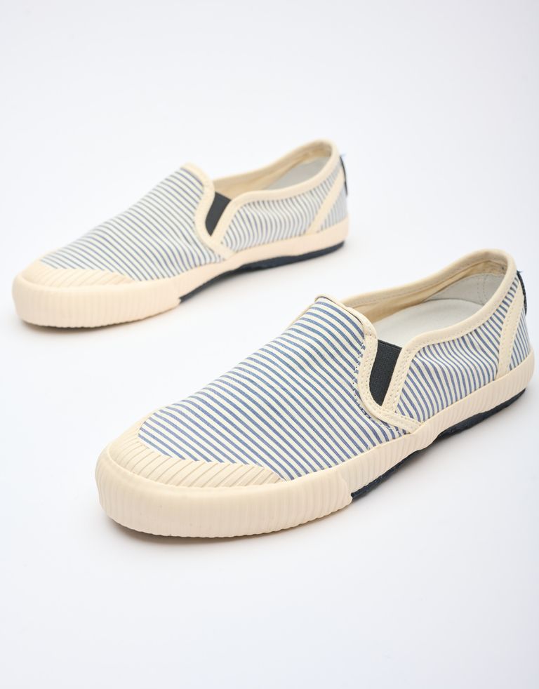 נעלי גברים - Aro - סליפ און  טבעוני  CHARLIE - פסים4