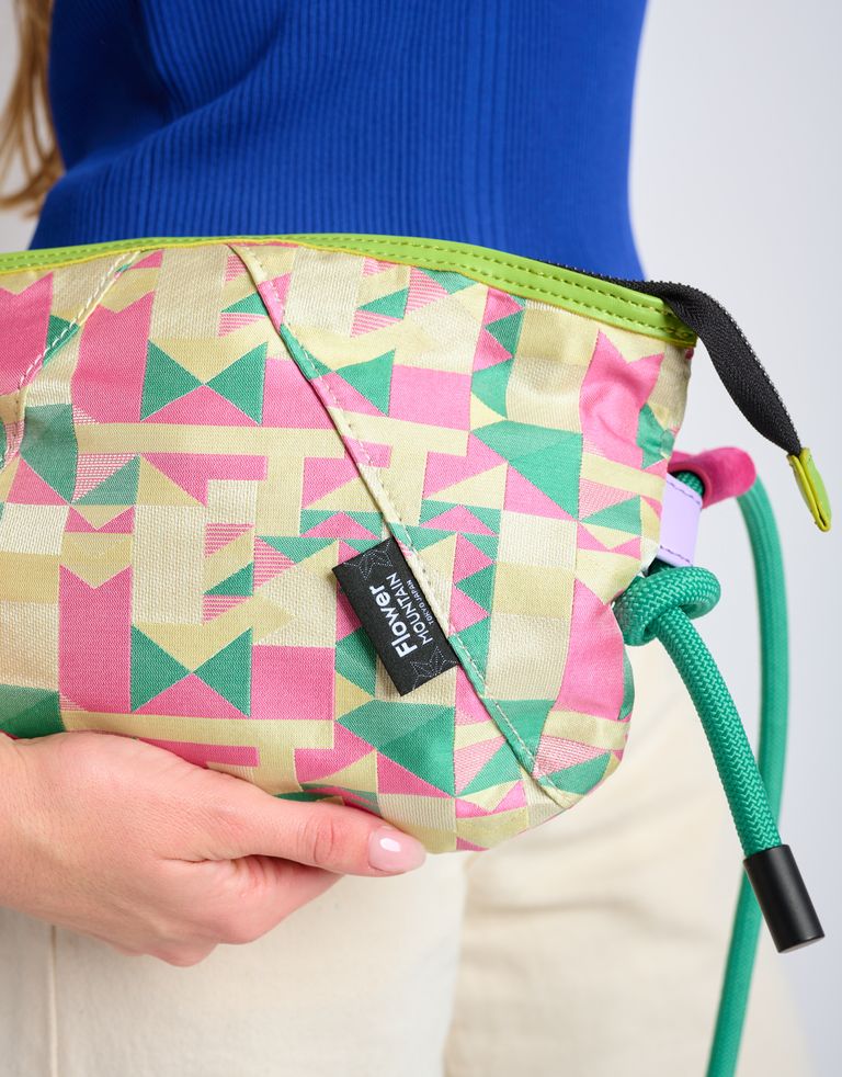 נעלי נשים - Flower Mountain - תיק צד POCKET FM - ירוק   ורוד3