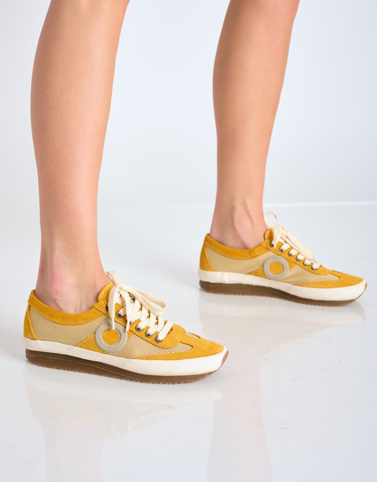 נעלי גברים - Aro - סניקרס JOANETA PLUS - צהוב3