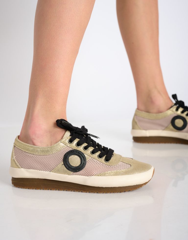 נעלי גברים - Aro - סניקרס JOANETA PLUS מבריק - פלטינה4