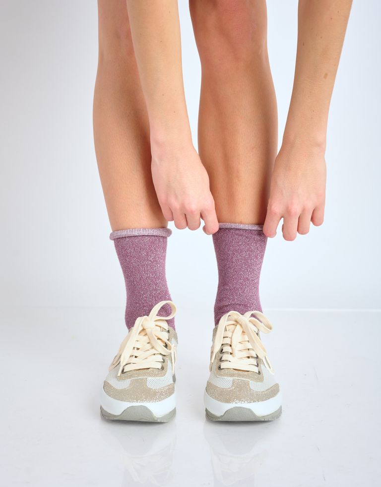 נעלי גברים - Aro - סניקרס JOANETA PLUS GLITT - כסף4